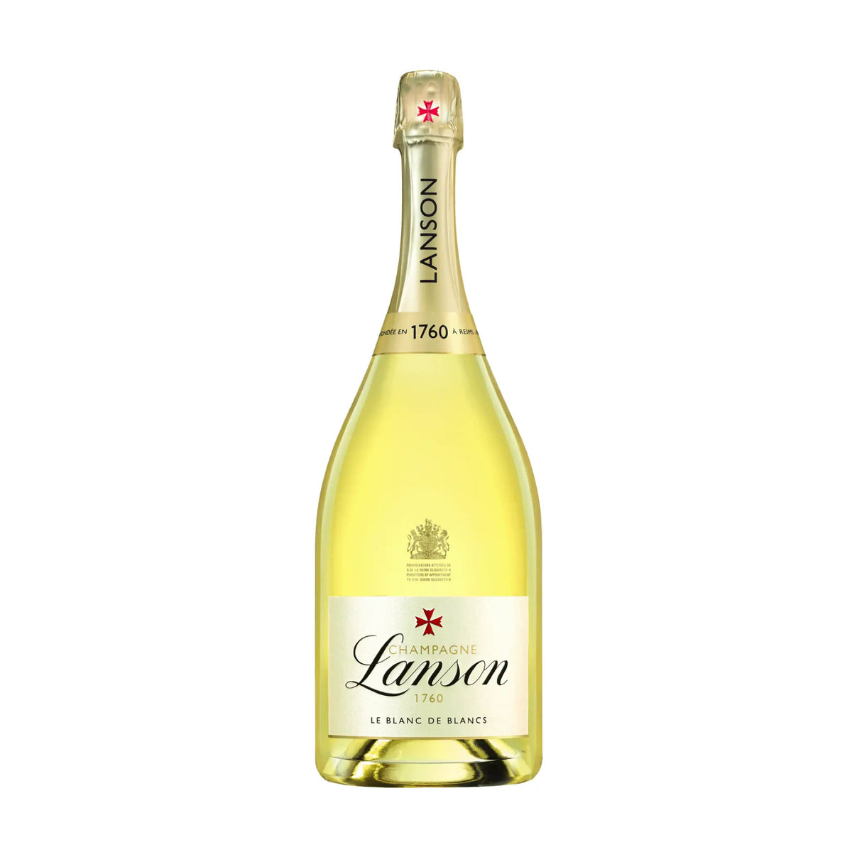 Le Blanc de Blancs Brut Magnum 1.5L Schaumwein von Champagne Lanson - erhältlich bei WINECOM