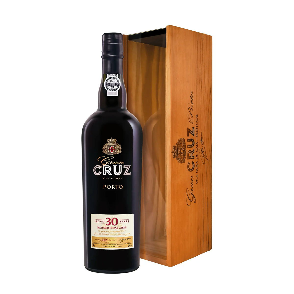 30 Year Old Port in Holzkiste Rotwein von Cruz Port - erhältlich bei WINECOM