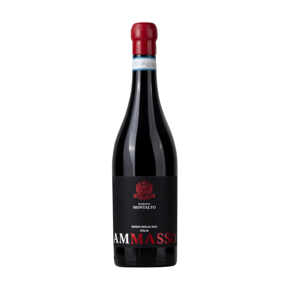 Barone Montalto-Rotwein-Cuvée-Sizilien-Italien-Ammasso Rosso Sic. DOC Geschenkpackung-WINECOM