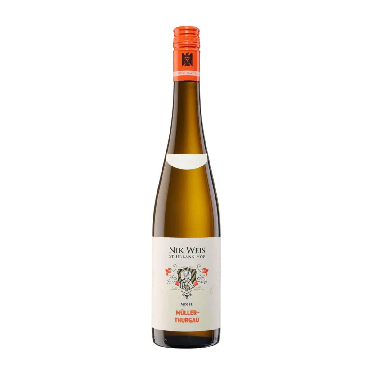 2020 Müller-Thurgau vom Weingut Nik Weis St. Urbans-Hof, Weißwein aus der Region Mosel, Deutschland