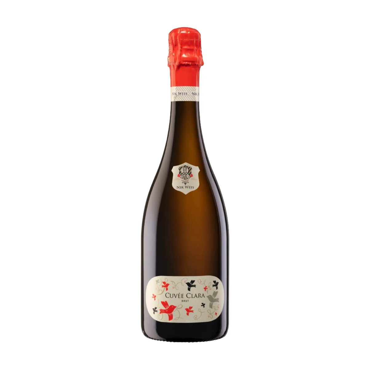 Cuvee Clara Brut Deutscher Sekt Schaumwein vom Weingut Nik Weis St. Urbans-Hof - erhältlich bei WINECOM