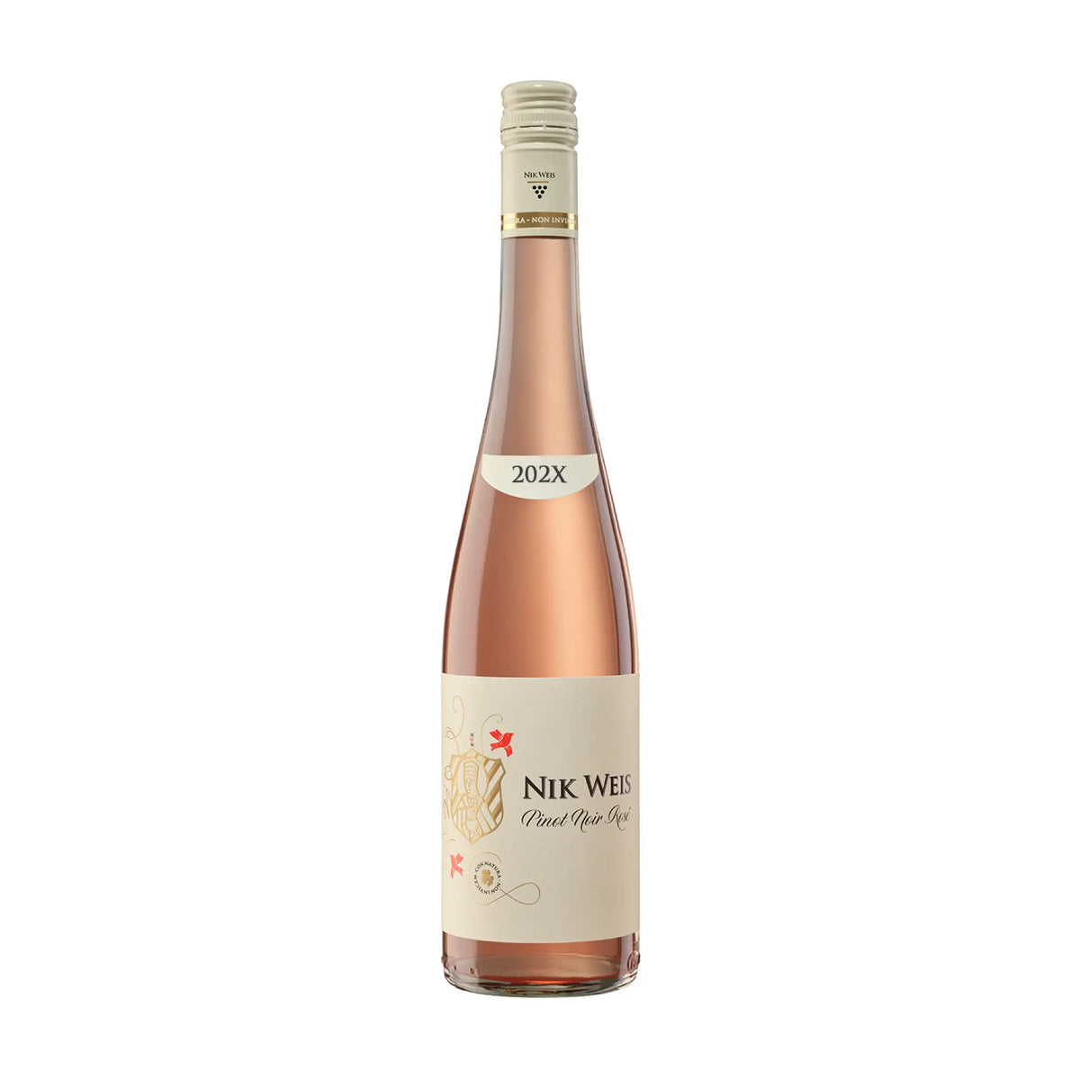 2023 Pinot Noir Rosé vom Weingut Nik Weis St. Urbans-Hof, Rosé aus der Region Mosel, Deutschland