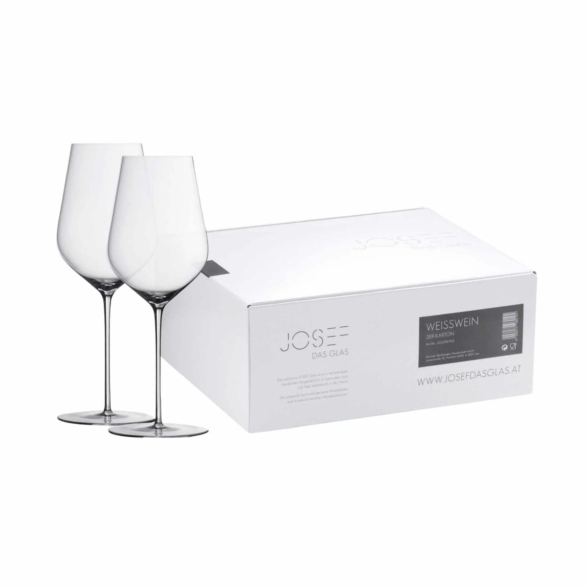 JOSEF Weißweinglas im 2er Geschenkkarton - erhältlich bei WINECOM