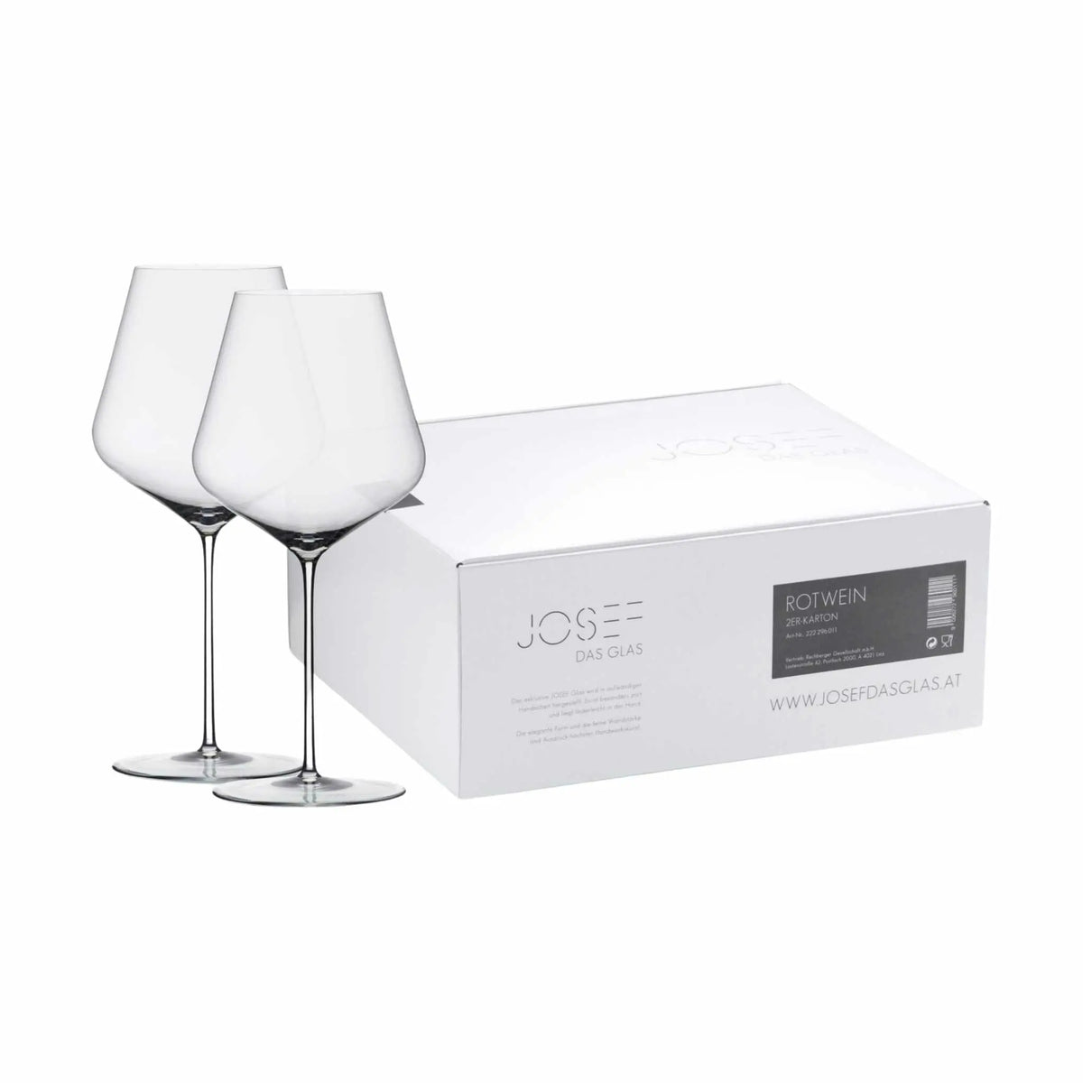 JOSEF Burgunderglas im 2er Geschenkkarton - erhältlich bei WINECOM