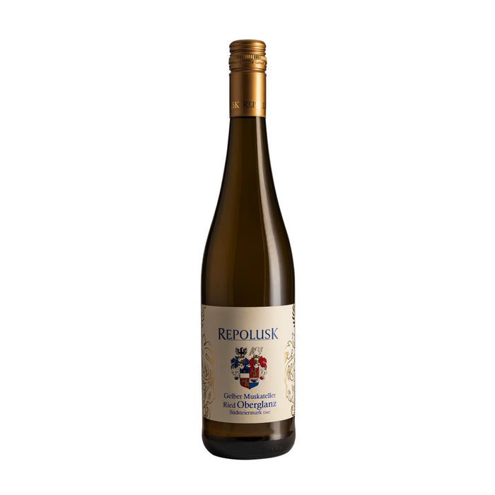 Gelber Muskateller Ried Oberglanz Weißwein vom Repolusk - erhältlich bei WINECOM