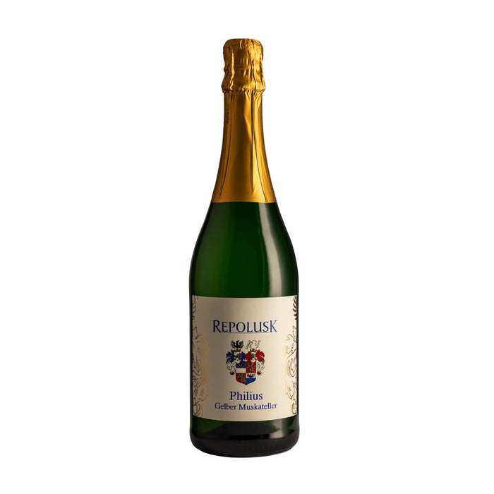 Philius Gelber Muskateller Schaumwein vom Repolusk - erhältlich bei WINECOM