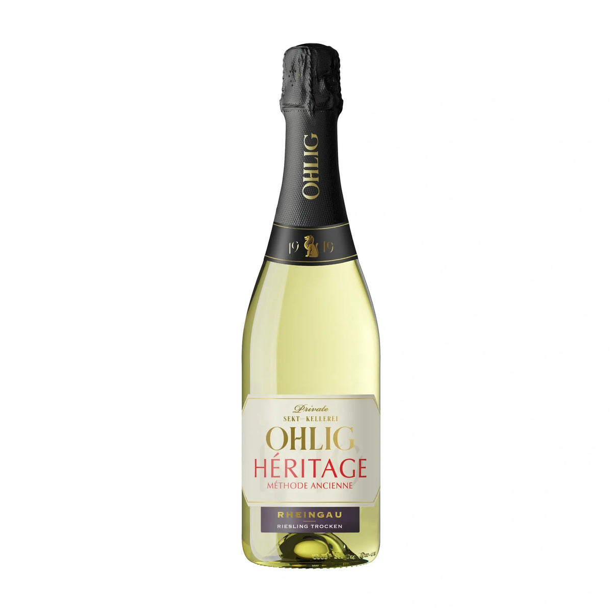 OHLIG | Rheingau Riesling Héritage Extra Trocken Schaumwein vom Rüdesheimer Sektkellerei - erhältlich bei WINECOM