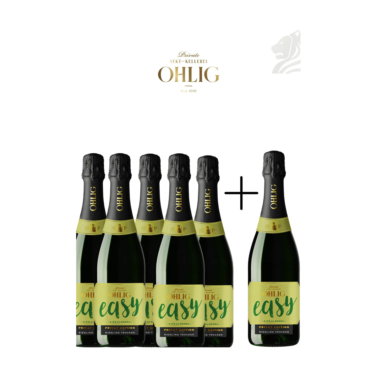 OHLIG | Easy [5+1] Alkohol reduced vom Rüdesheimer Sektkellerei - erhältlich bei WINECOM