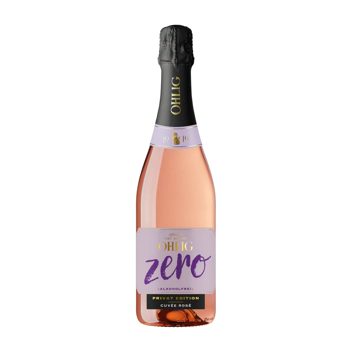 OHLIG | Zero Rosé Schaumwein vom Rüdesheimer Sektkellerei - erhältlich bei WINECOM