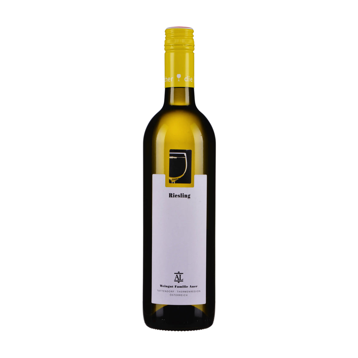 2022 Riesling vom Weingut Familie Auer, Weißwein aus der Thermenregion, Österreich
