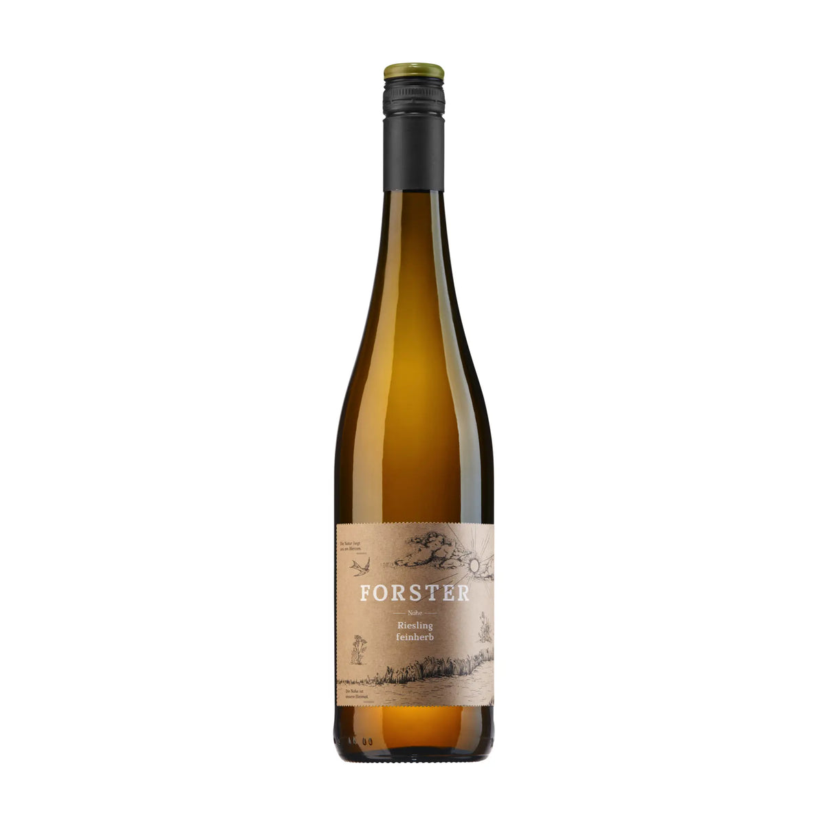2024 Riesling feinherb vom Weingut Forster, Weißwein aus der Region Nahe, Deutschland