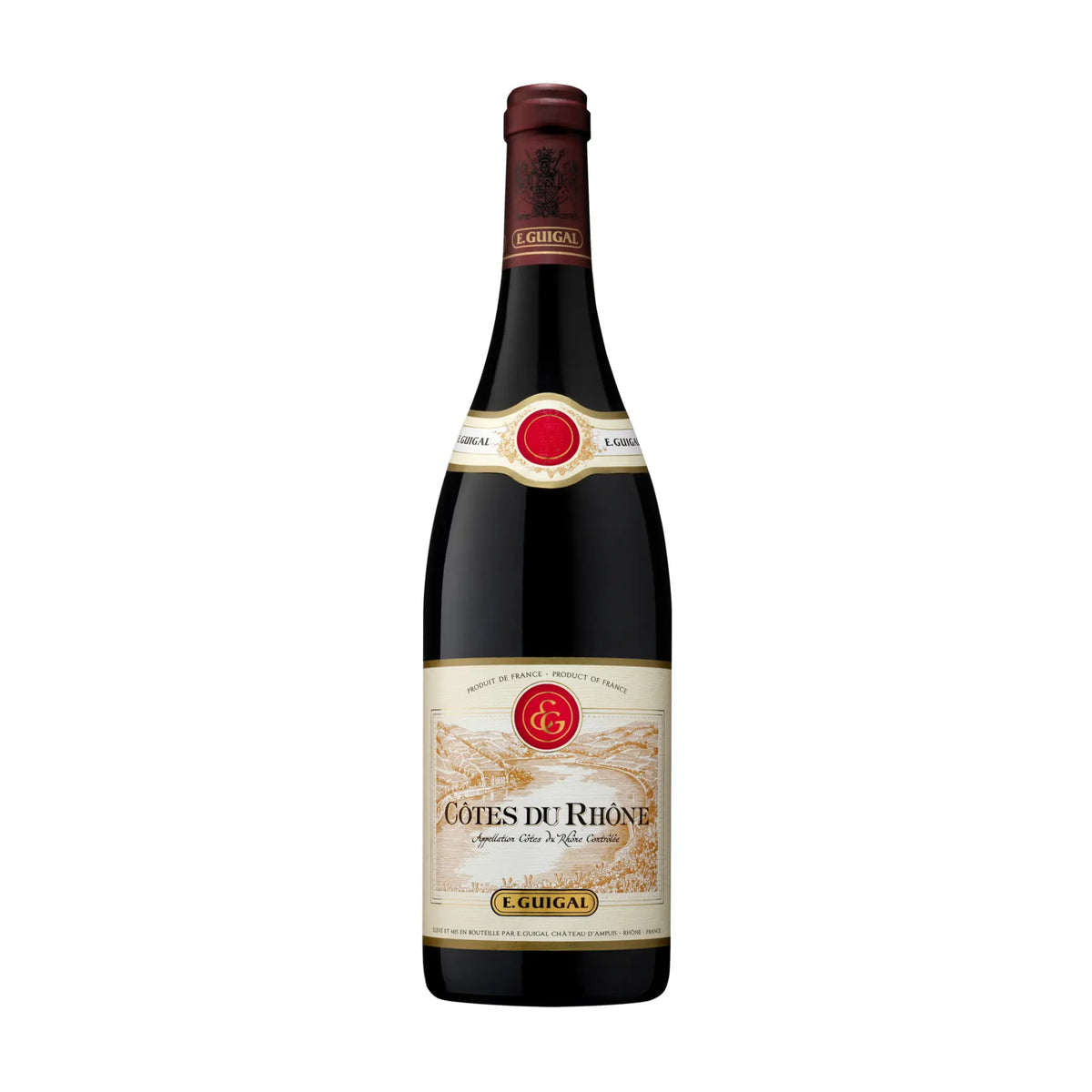 E. Guigal-Rotwein-Cuvée-Frankreich-Rhone-2021 Côtes du Rhône rouge-WINECOM