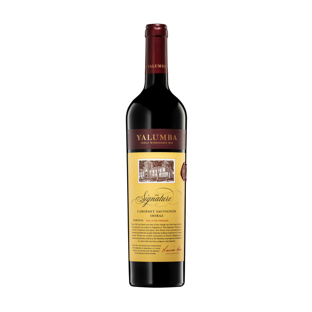 2019 The Signature Cabernet Sauvignon / Shiraz Weißwein von Yalumba - erhältlich bei WINECOM