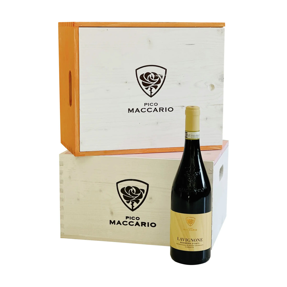 2021 Lavignone 6x in Holzkiste (in Umkarton) Rotwein von Pico Maccario - erhältlich bei WINECOM