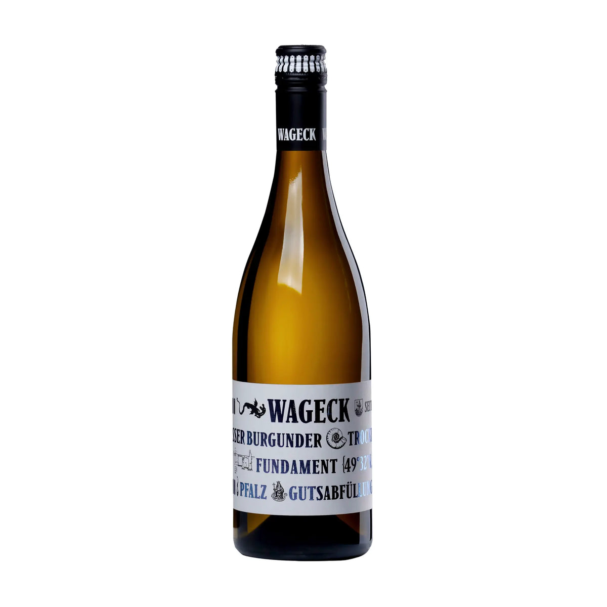 2023 Weisser Burgunder Fundament trocken Weißwein von Weingut Wageck Pfaffmann - erhältlich bei WINECOM