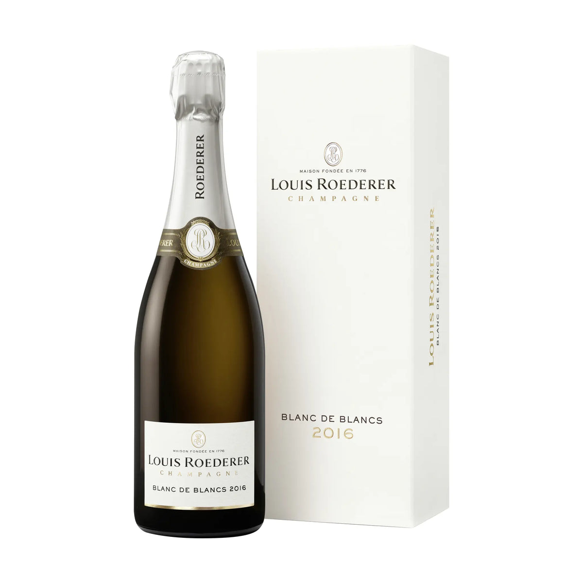 Blanc de Blancs Brut Jahrgang deluxe Schaumwein von Champagne Louis Roederer - erhältlich bei WINECOM