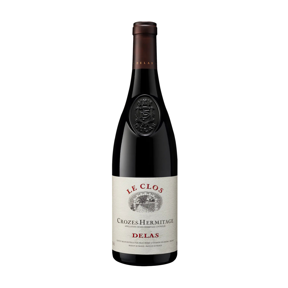 Crozes-Hermitage Cru Le Clos Rotwein von Delas Frères - erhältlich bei WINECOM