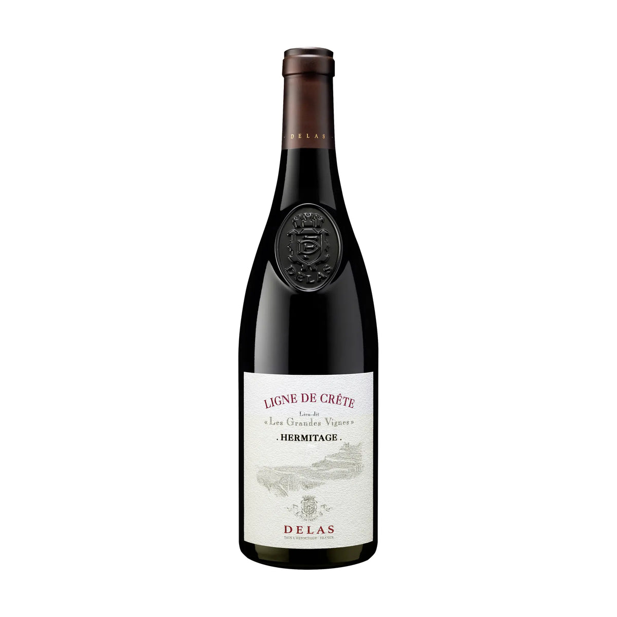 Hermitage Ligne de Crete Lieu-dit Grandes Vignes Rotwein von Delas Frères - erhältlich bei WINECOM