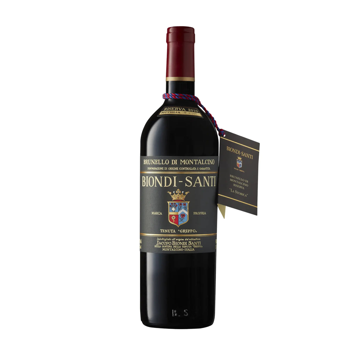 2010 Biondi-Santi Brunello di Montalcino Riserva Rotwein von Biondi Santi Tenuta Il Greppo - erhältlich bei WINECOM