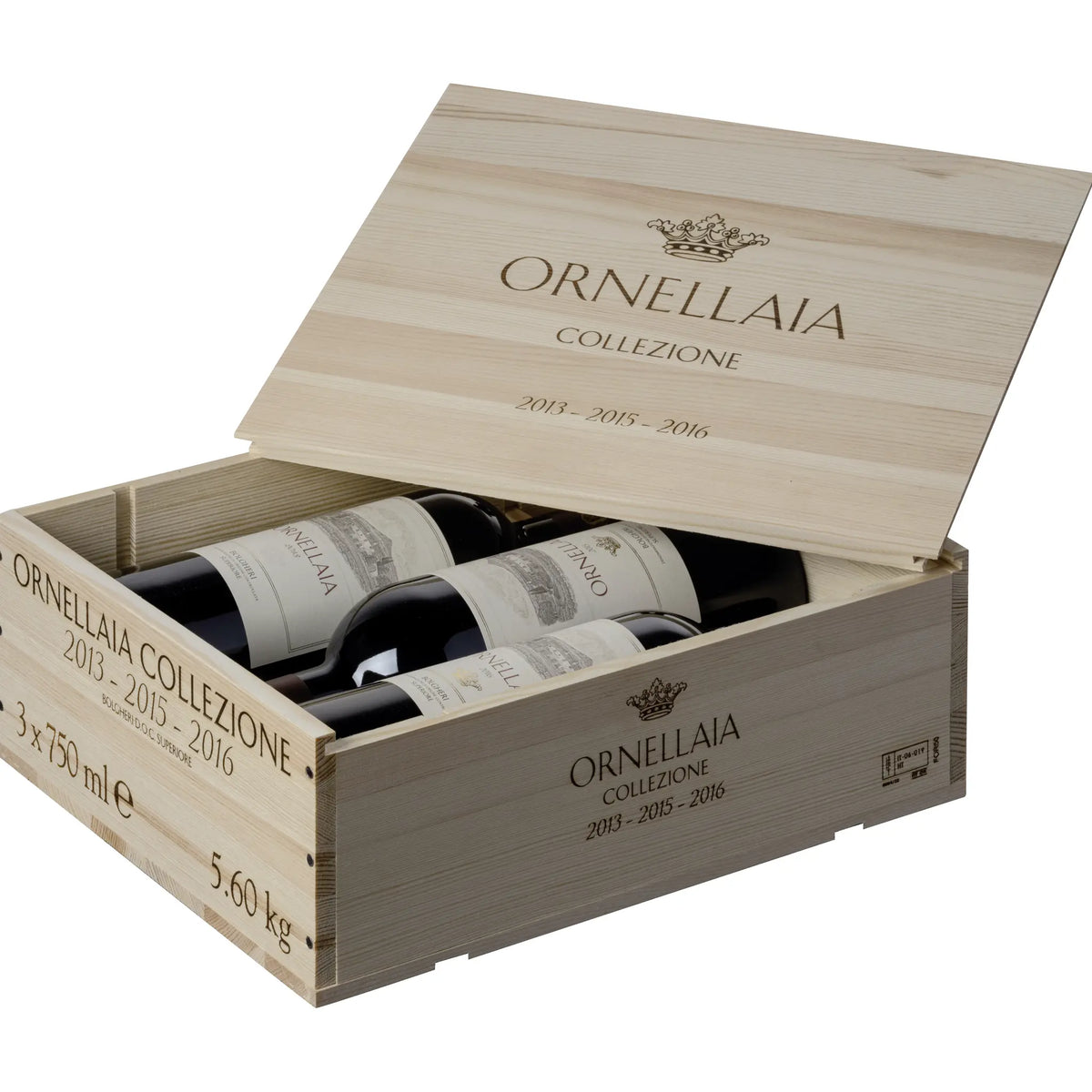 3x Ornellaia Collezione HK (3x0.75 Liter) Rotwein von Ornellaia - erhältlich bei WINECOM