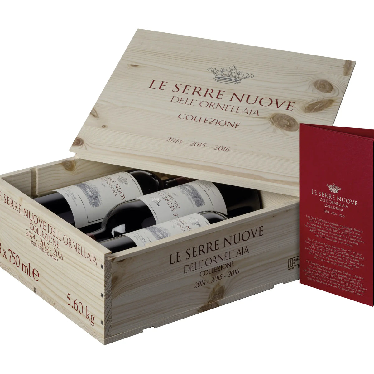 LSN Collezione HK (3x0.75 Liter) Rotwein von Ornellaia - erhältlich bei WINECOM