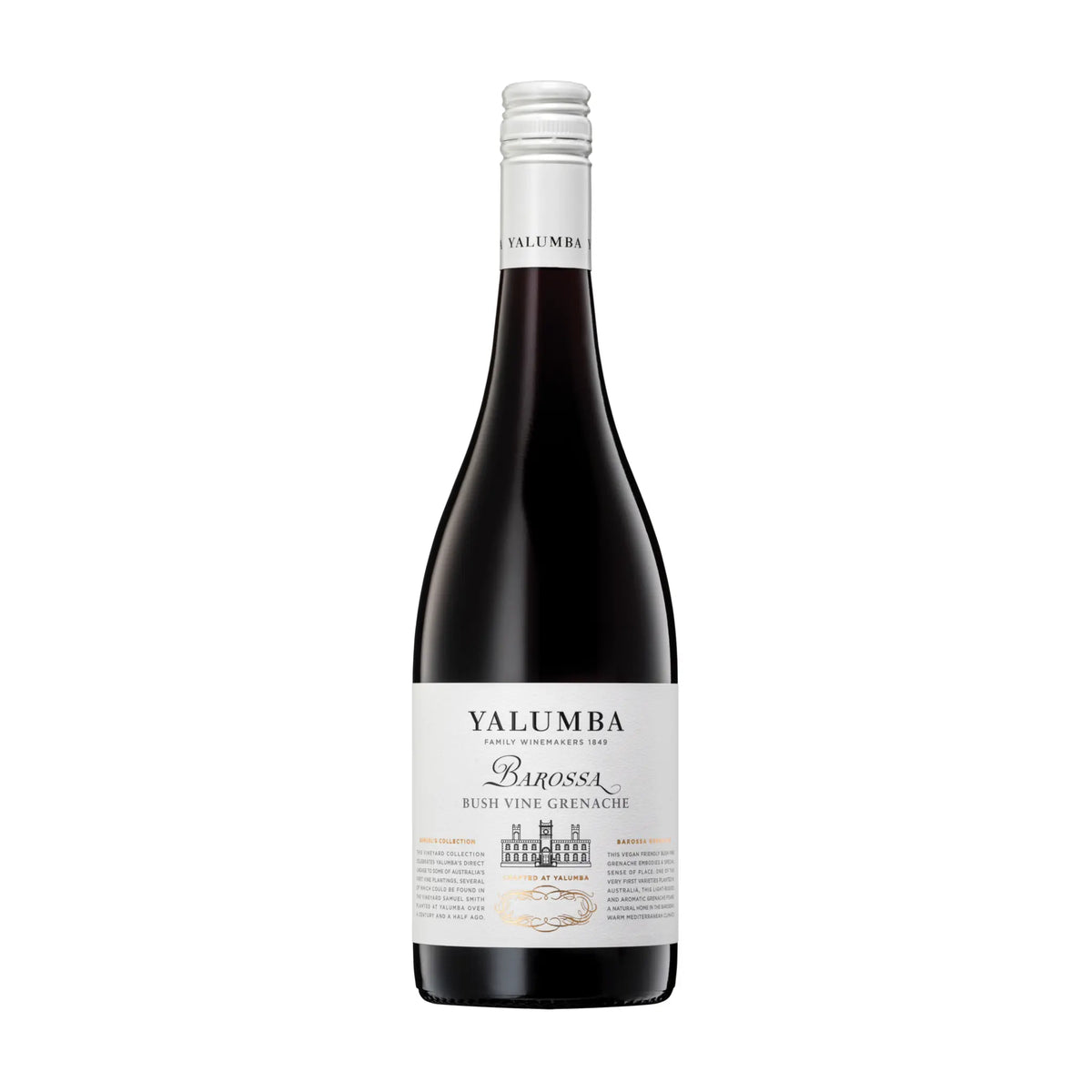 2020 Barossa Bush Vine Grenache Rotwein von Yalumba - erhältlich bei WINECOM