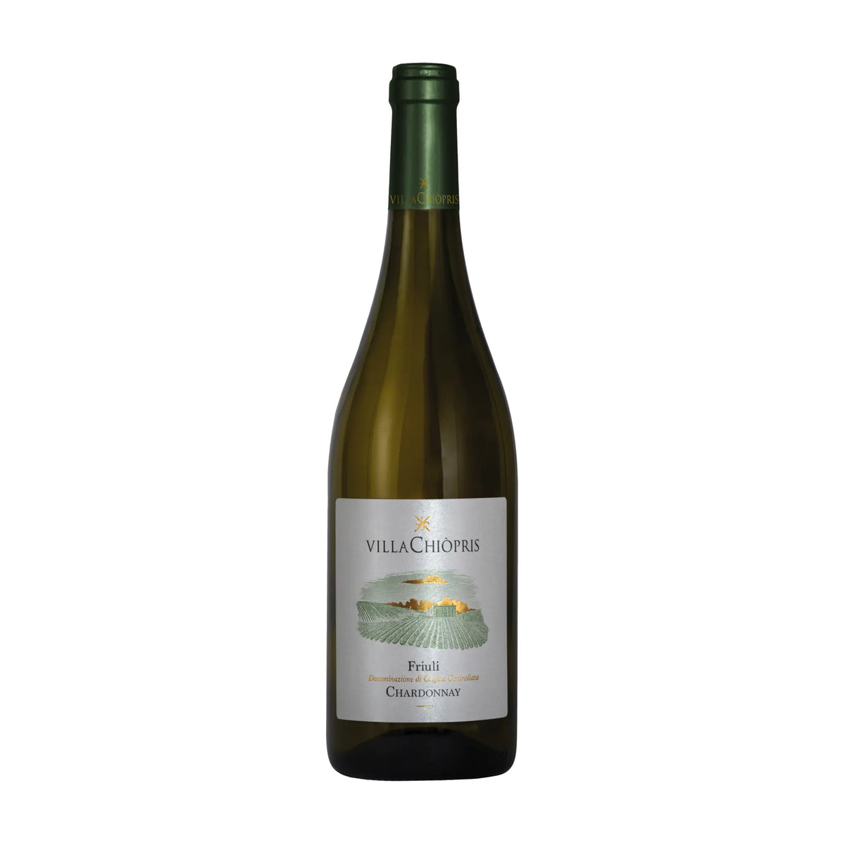 Chardonnay Friuli Grave Korken Weißwein von Villa Chiopris - erhältlich bei WINECOM