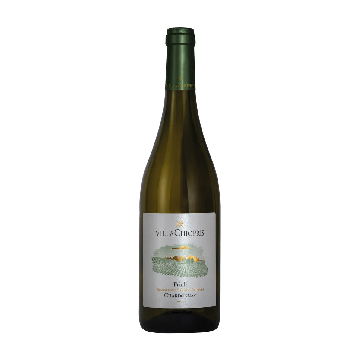 Chardonnay Friuli Grave Korken Weißwein von Villa Chiopris - erhältlich bei WINECOM