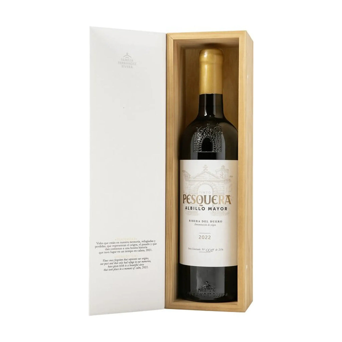 Pesquera Albillo Mayor Weißwein von Familia Fernandez Rivera-Condado De Haza - erhältlich bei WINECOM