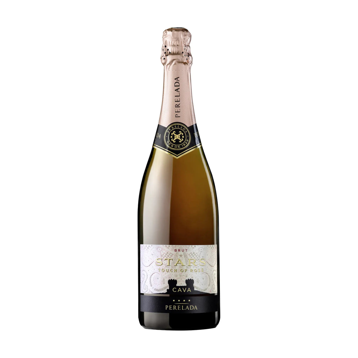 Cava Stars Brut Touch of Rose BIO Schaumwein von Castillo Perelada - erhältlich bei WINECOM