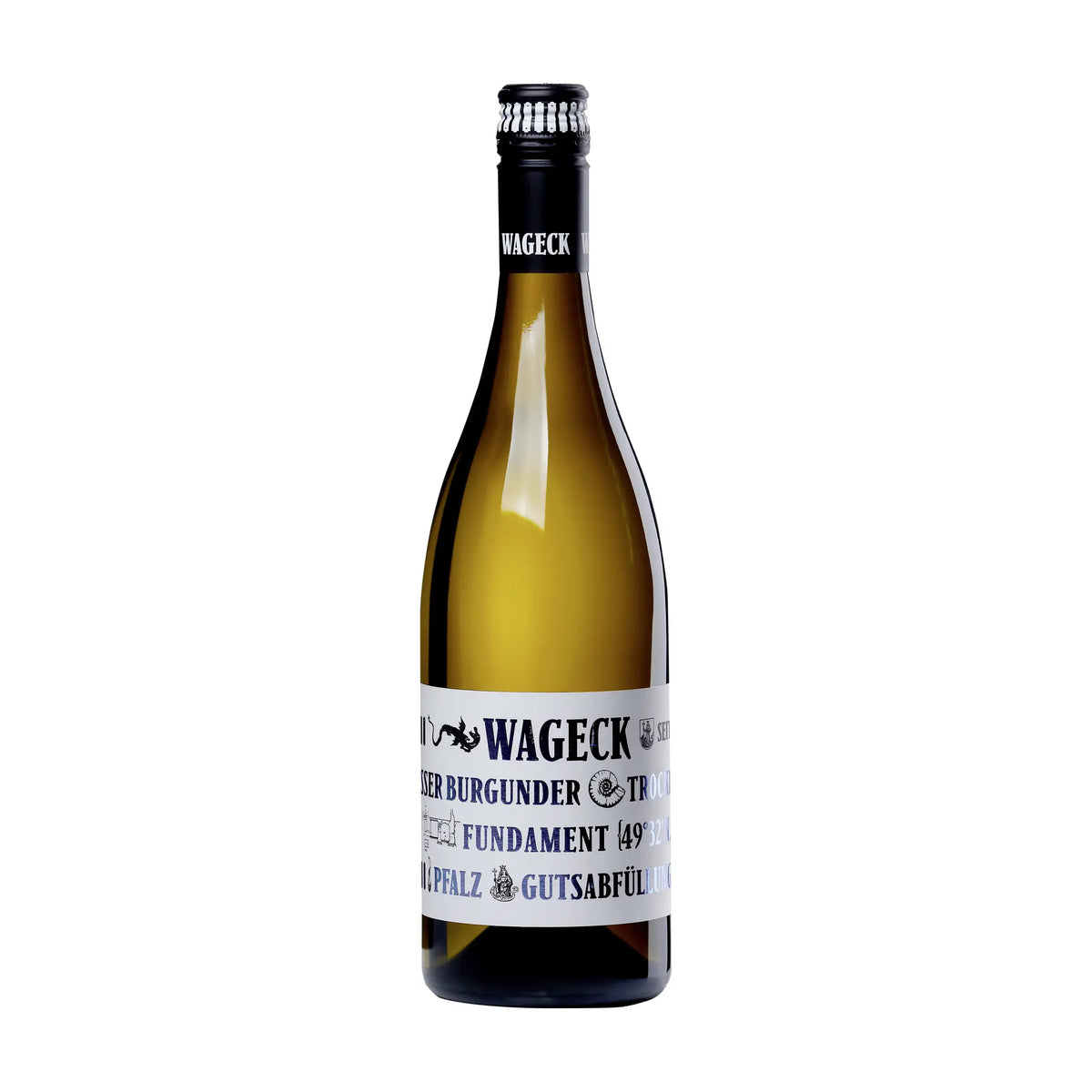 2024 Weisser Burgunder Fundament trocken Weißwein von Weingut Wageck Pfaffmann - erhältlich bei WINECOM
