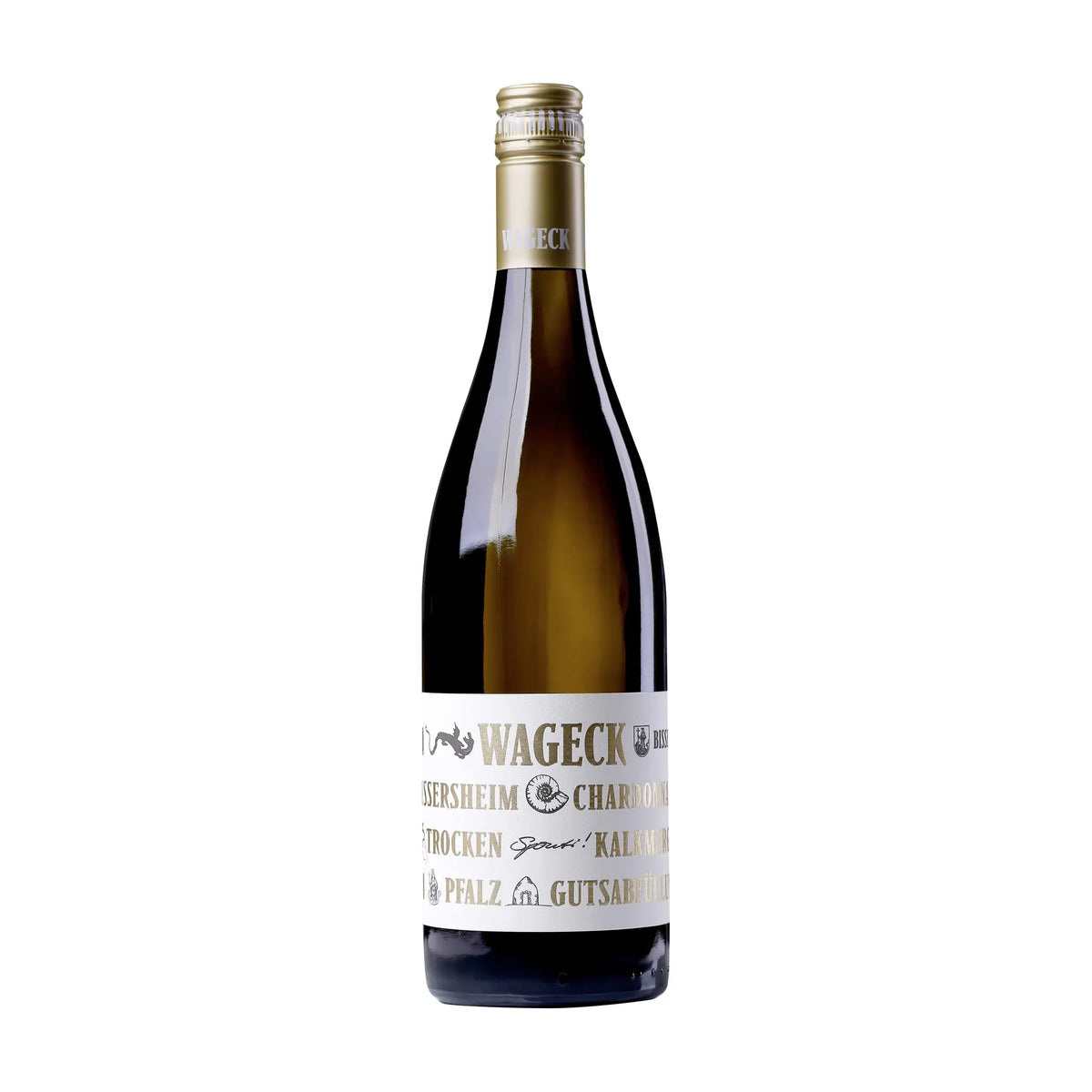 2022 Bissersheim Chardonnay Kalkmergel trocken Weißwein von Weingut Wageck Pfaffmann - erhältlich bei WINECOM