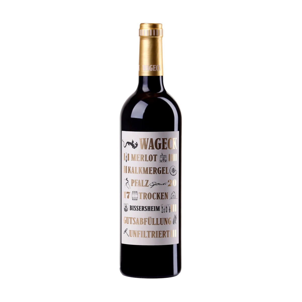 2020 Bissersheim Merlot Kalkmergel trocken Rotwein von Weingut Wageck Pfaffmann - erhältlich bei WINECOM