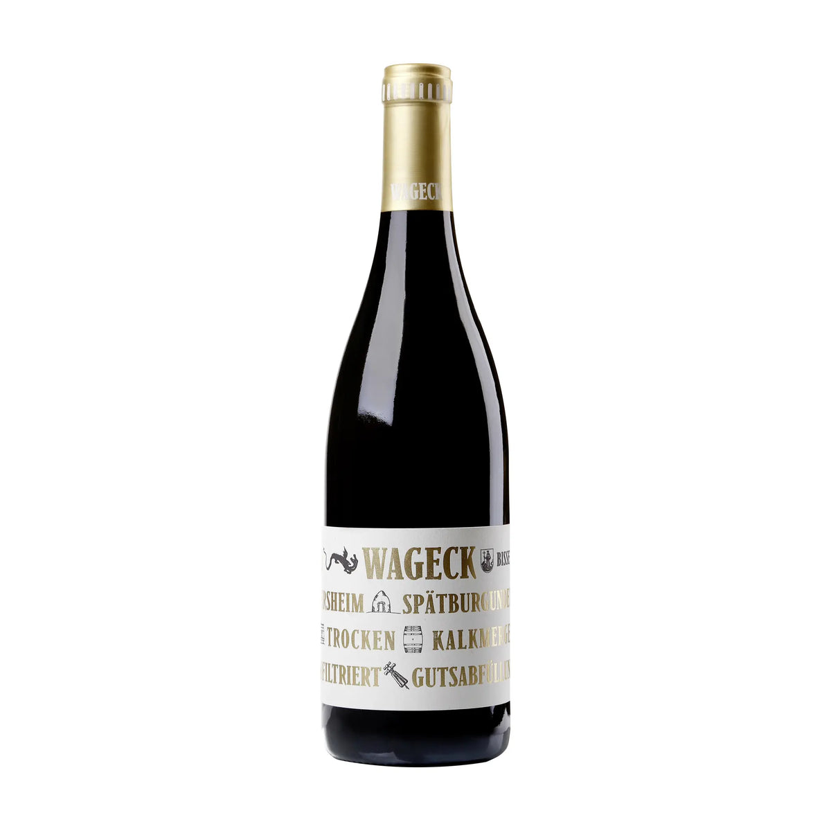 2016 Spätburgunder Bissersheim Kalkmergel trocken Rotwein von Weingut Wageck Pfaffmann - erhältlich bei WINECOM