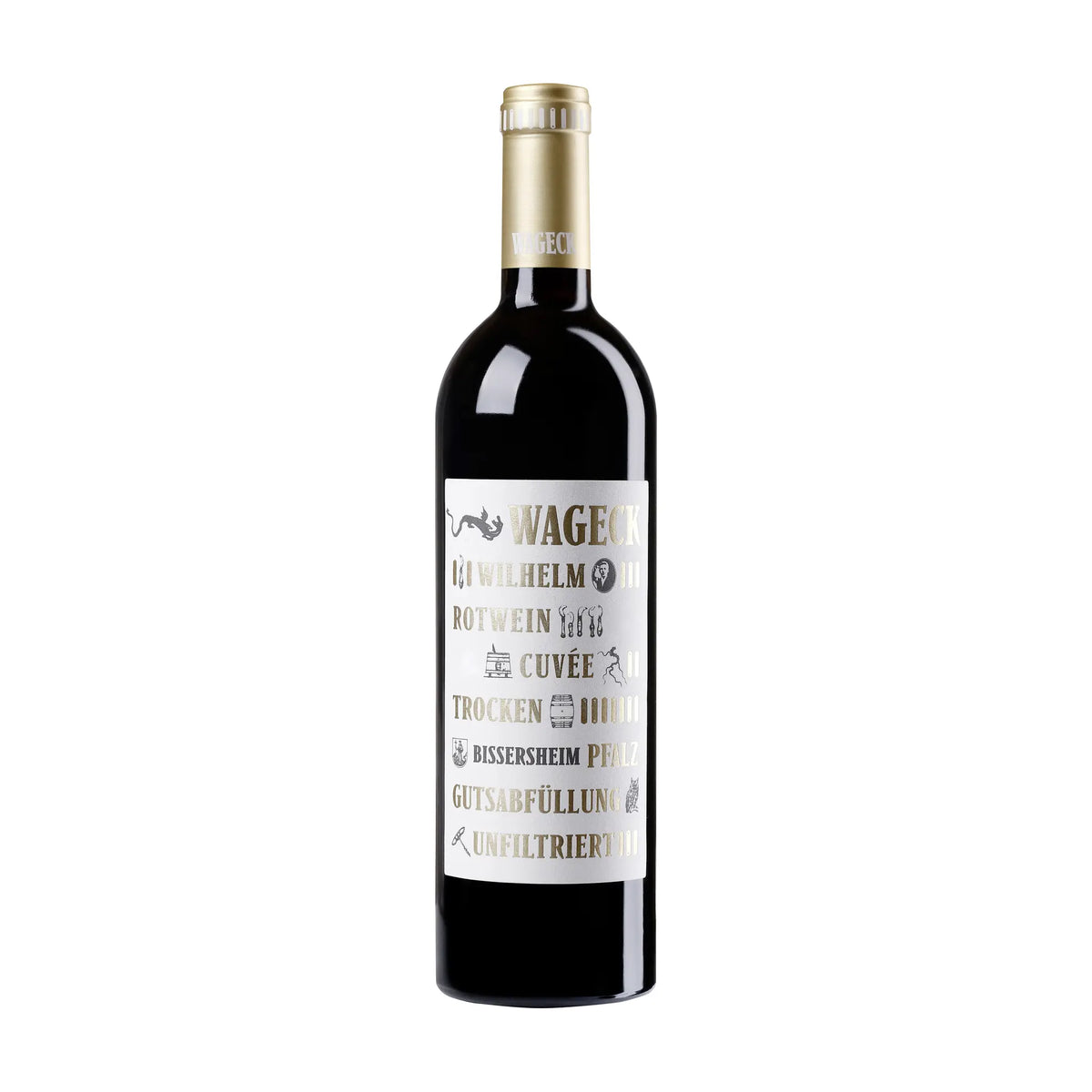 2018 Cuvée Wilhelm Kalkmergel trocken Rotwein von Weingut Wageck Pfaffmann - erhältlich bei WINECOM