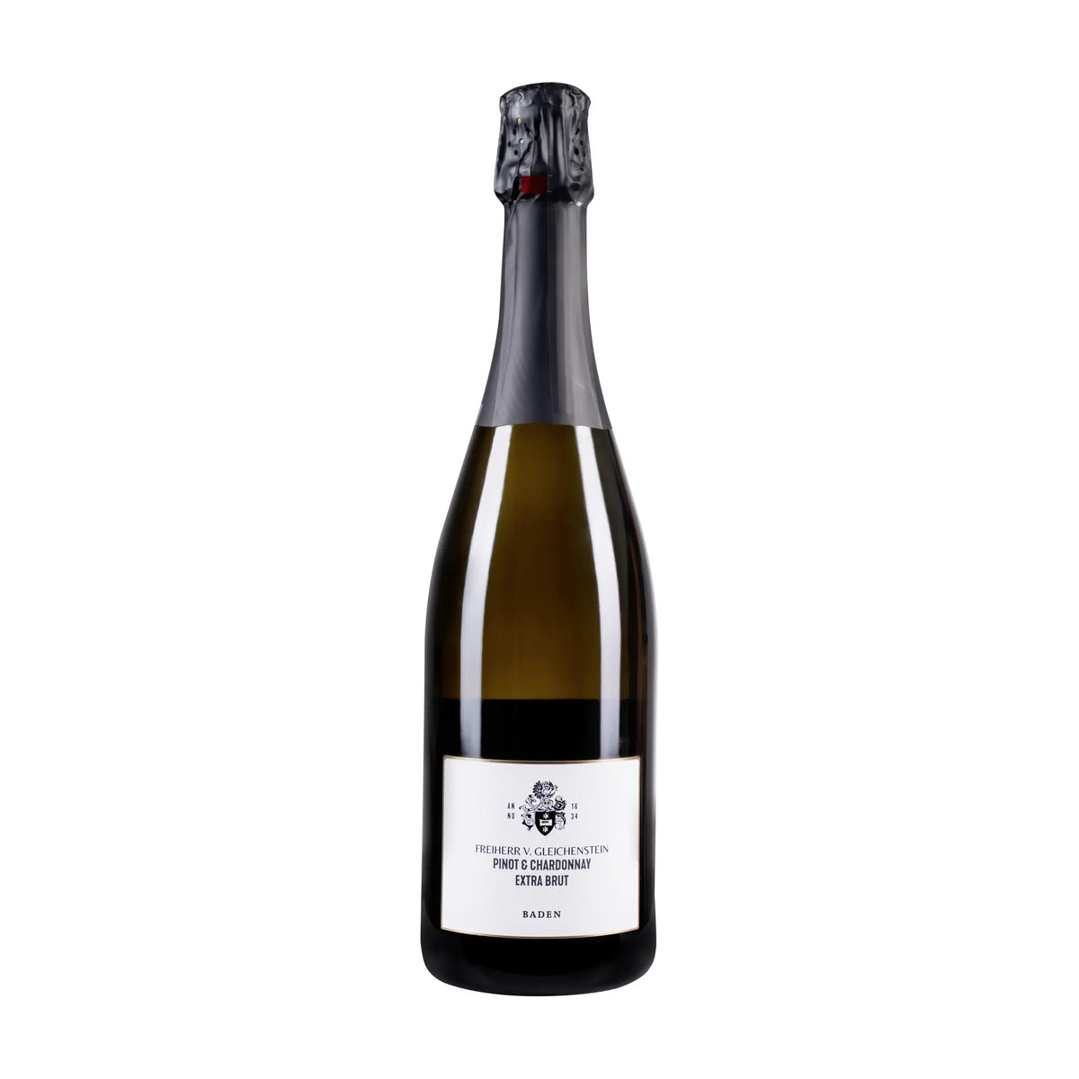 Pinot Chardonnay extra brut Schaumwein vom Weingut Freiherr von Gleichenstein - erhältlich bei WINECOM