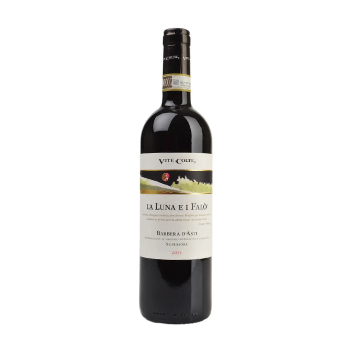 Vite Colte - 2021 Barbera d'Asti La Luna Falo Piemont DOCG, Rotwein aus der Region Piemont, Italien