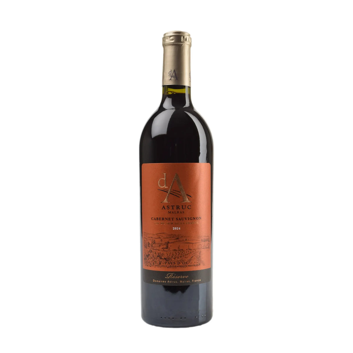 Cabernet Sauvignon Reserve Vin de Pays d Oc 2024 Rotwein von Domaine Astruc - erhältlich bei WINECOM