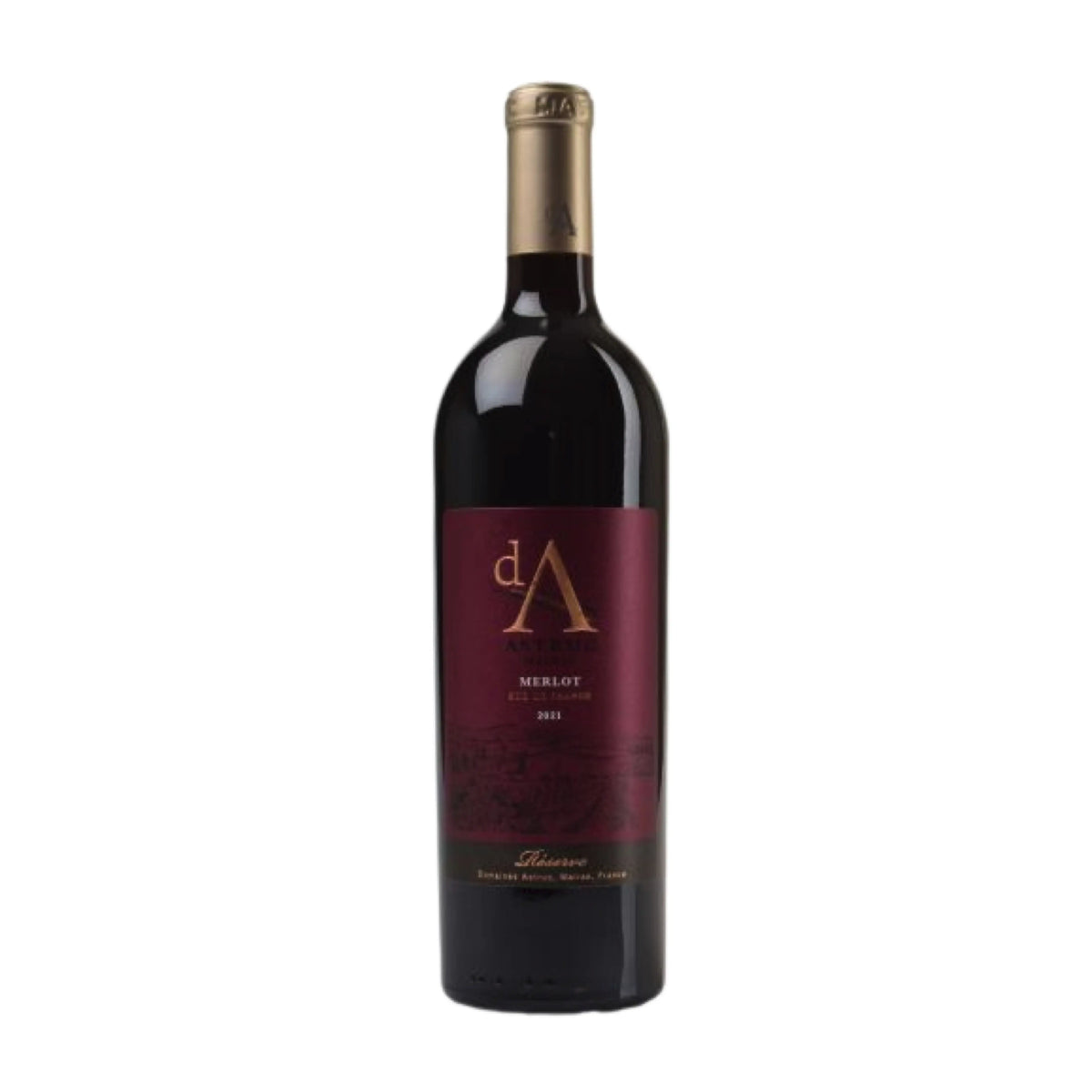 Merlot Reserve Languedoc Vin de Pays d Oc 2021 Rotwein von Domaine Astruc - erhältlich bei WINECOM