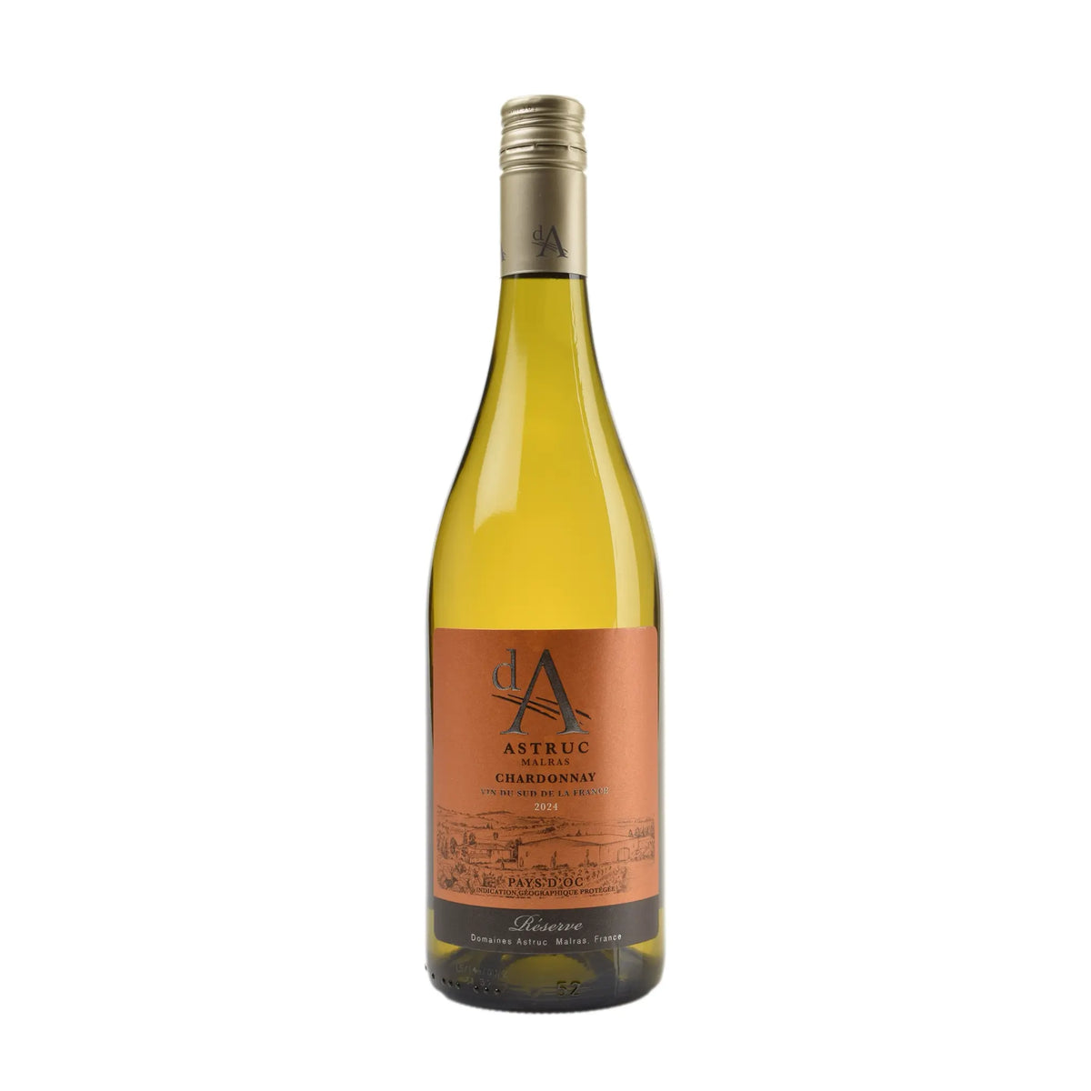 Chardonnay Reserve Languedoc Vin de Pays d'Oc 2024 Weißwein von Domaine Astruc - erhältlich bei WINECOM
