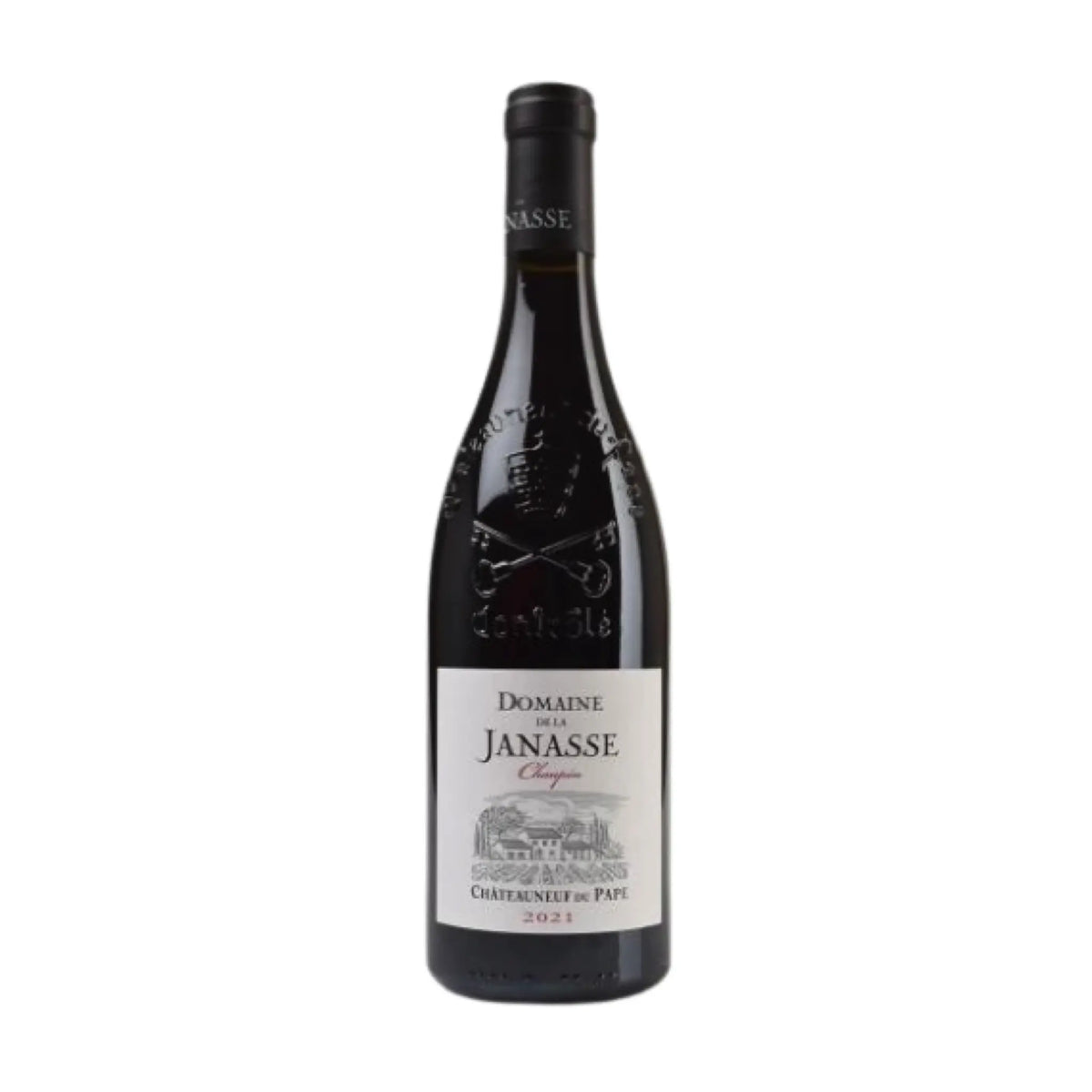Chateauneuf du Pape Chaupin Rhone AOC 2021 Rotwein von Domaine de la Janasse - erhältlich bei WINECOM