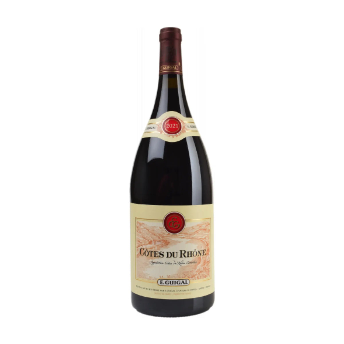Cotes-du-Rhone AOC 1,5l Magnum 2021 Rotwein von E. Guigal - erhältlich bei WINECOM