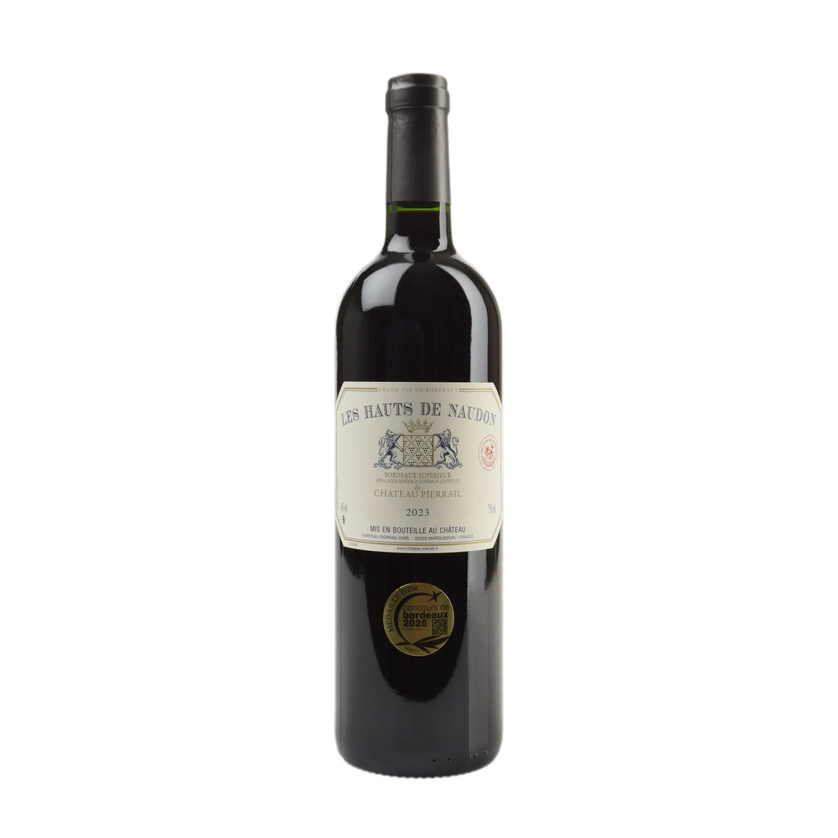 Les Hauts de Naudon Bordeaux AOC 2023 – Château Pierrail, Bordeaux