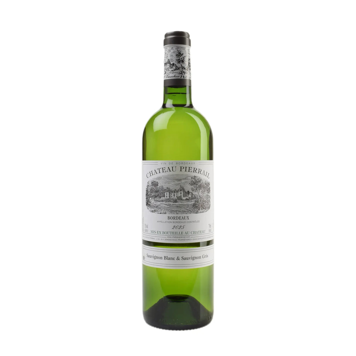 Blanc Sauvignon Blanc & Gris Bordeaux 2025 – Château Pierrail, Bordeaux