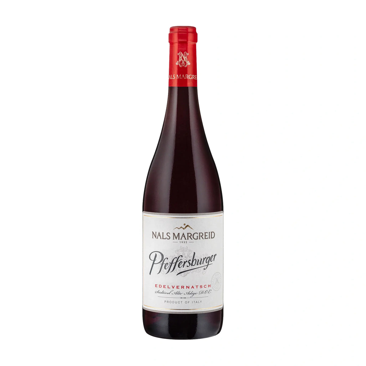 Edelvernatsch Pfeffersburger Südtirol DOC 2024 Rotwein von Nals Margreid - erhältlich bei WINECOM