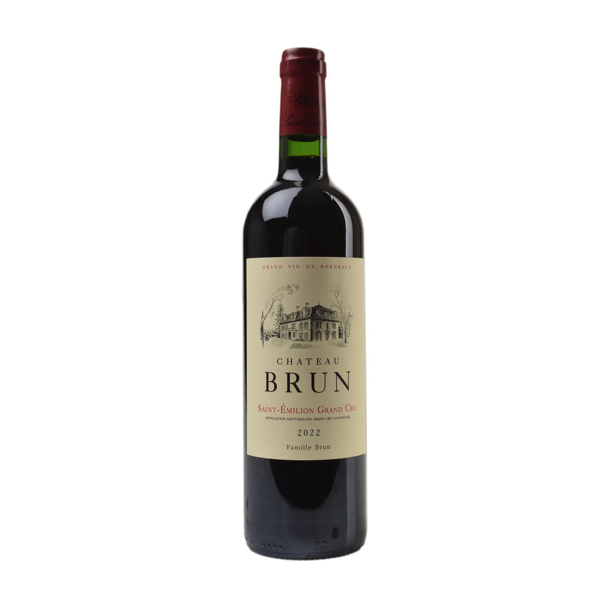 2022 St.Emilion Grand Cru AOC Rotwein von Château Brun - erhältlich bei WINECOM