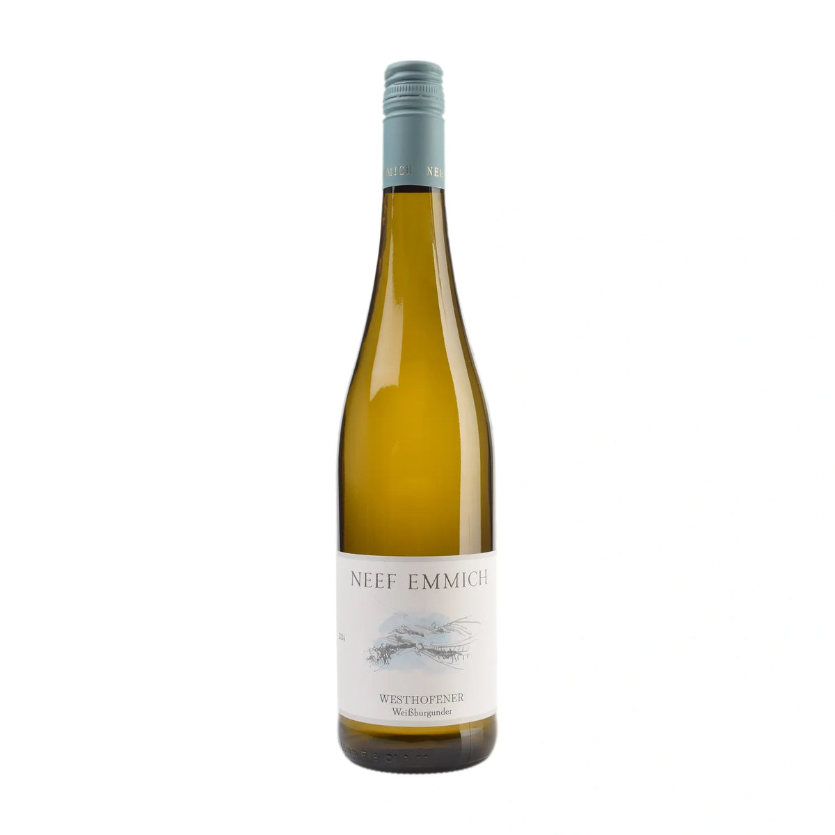 Westhofener Weißburgunder Rheinhessen QbA 2024 Weißwein von Weingut Neef-Emmich - erhältlich bei WINECOM