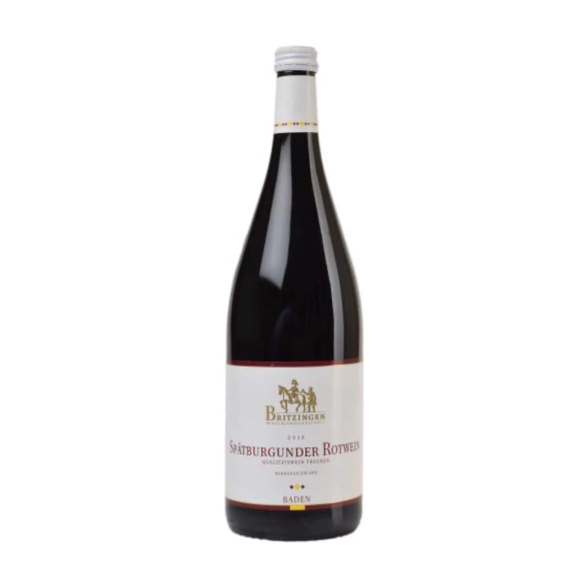 WG Britzingen - 2018 Spätburgunder trocken QbA Baden 1.0L, Rotwein aus der Region Baden, Deutschland