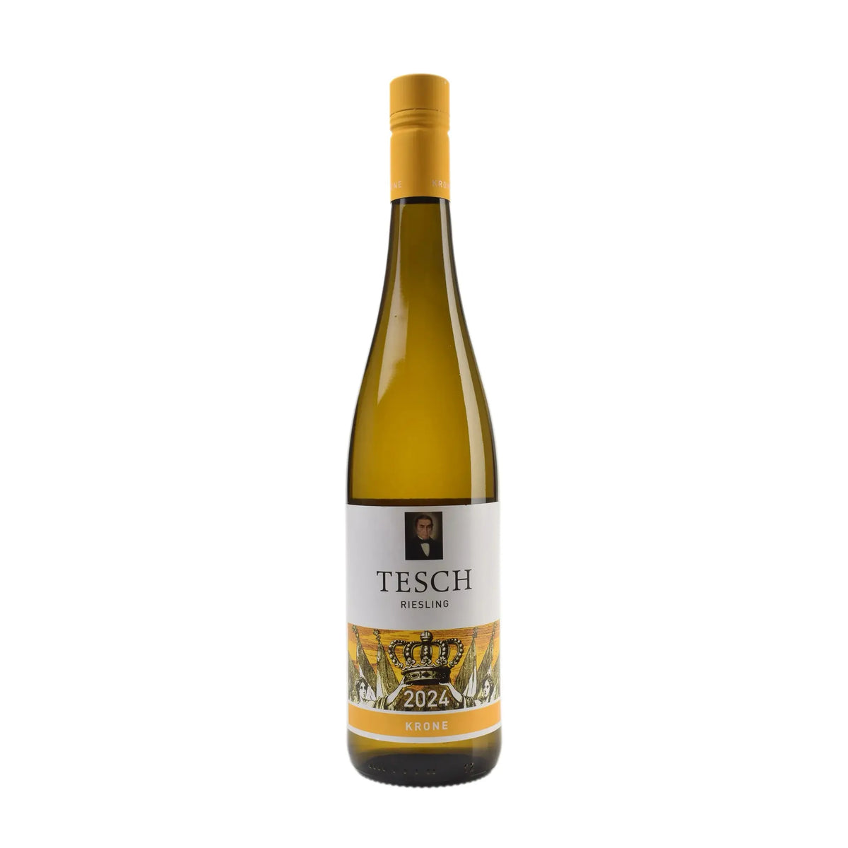 Riesling Krone trocken Nahe 2024 Weißwein von Weingut Tesch - erhältlich bei WINECOM