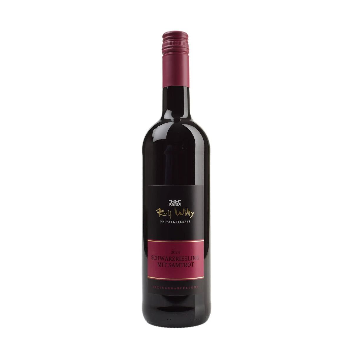 Schwarzriesling Samtrot Württemberg QbA 2024 Rotwein von Weingut Rolf Willy - erhältlich bei WINECOM